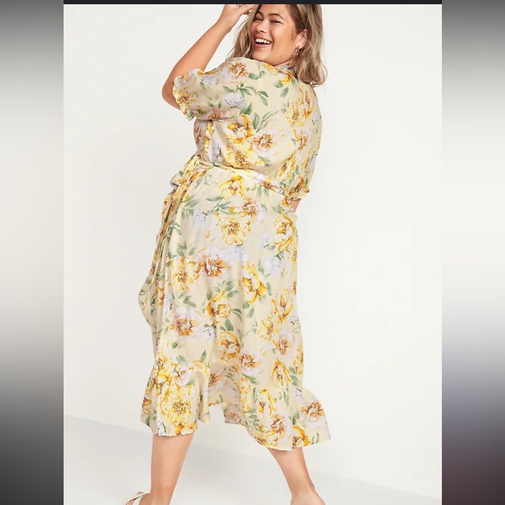 Old Navy Midi Wrap Sundress